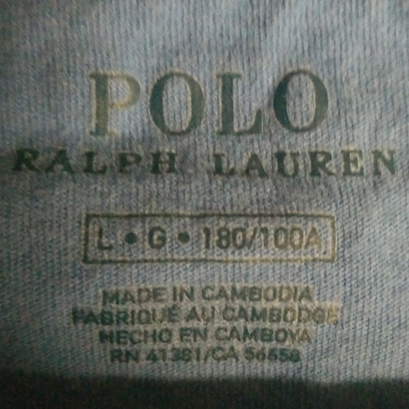 Polo by Ralph Lauren Tee, Adult L - Picture 4 of 4